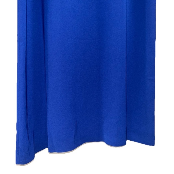 16Arlington Billie Dress Blue Feather Trim Midi Size 6 Cocktail Formal Party NWT - Picture 13 of 15